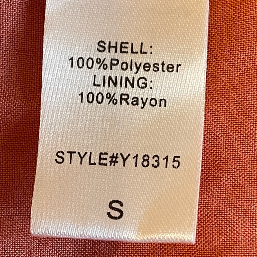 DO+BE Rust Ruffle Pleated Mini Dress - Picture 11 of 12